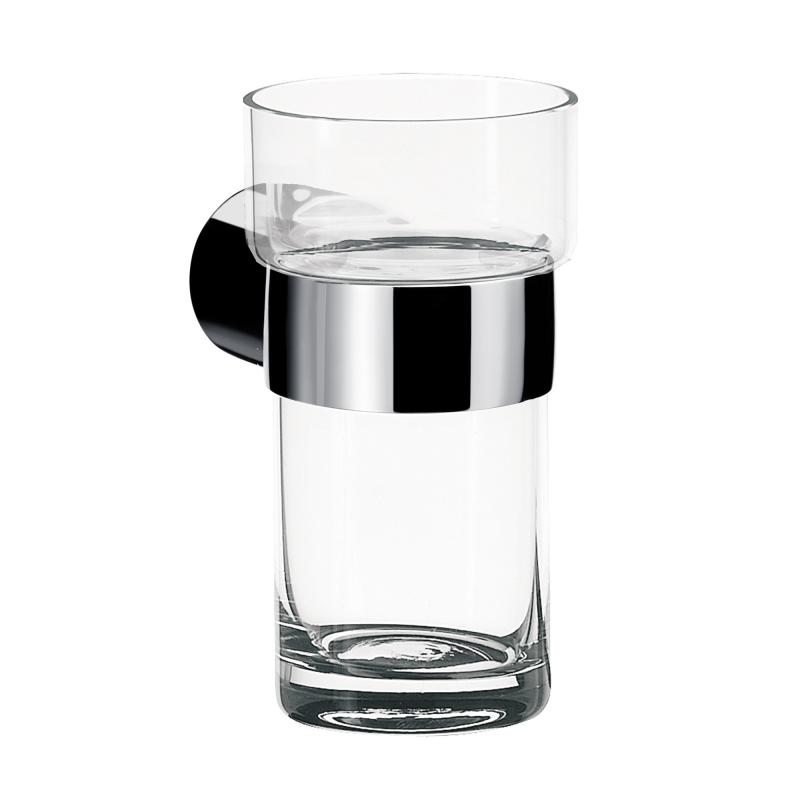 Emco Fino Glashalter mit Kristallglas, Wandmodell B: 65 H: 115 842000101