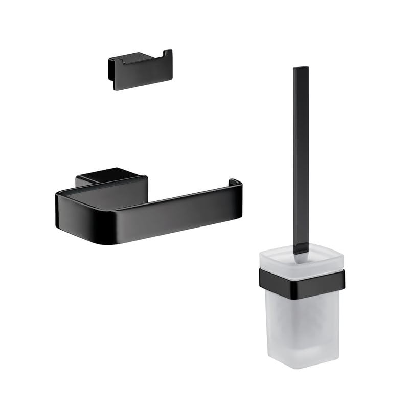 Emco Loft Badaccessoire-Set schwarz 059813300