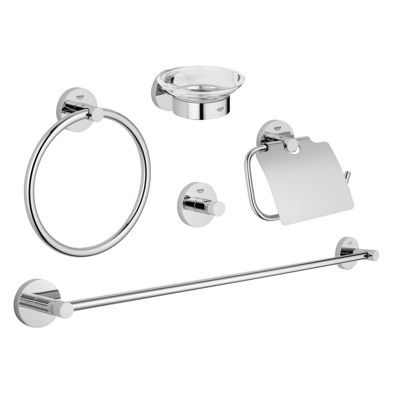 Grohe Essentials Badaccessoire-Set chrom 40344001