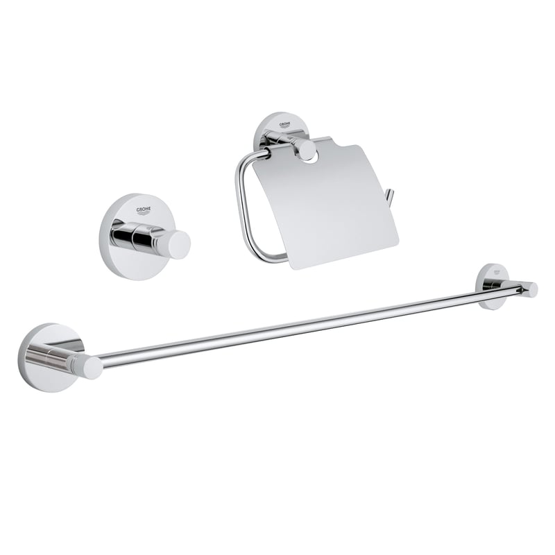 Grohe Essentials Badaccessoire-Set chrom 40775001