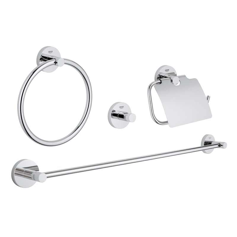 Grohe Essentials Badaccessoire-Set chrom 40776001