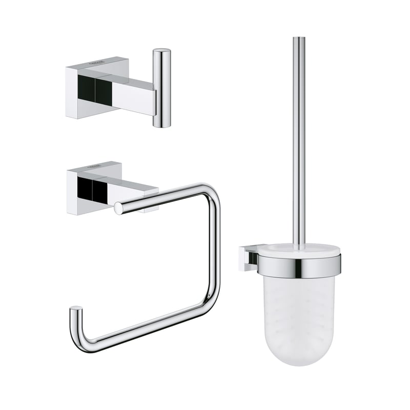 Grohe Essentials Cube Badaccessoire-Set chrom 40757001