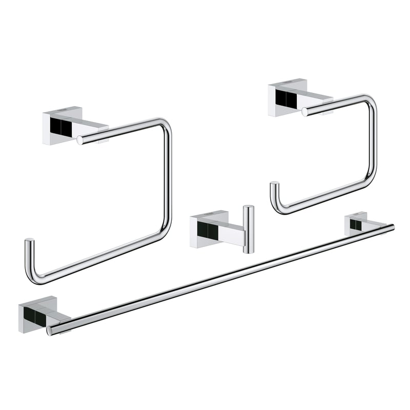 Grohe Essentials Cube Badaccessoire-Set chrom 40778001