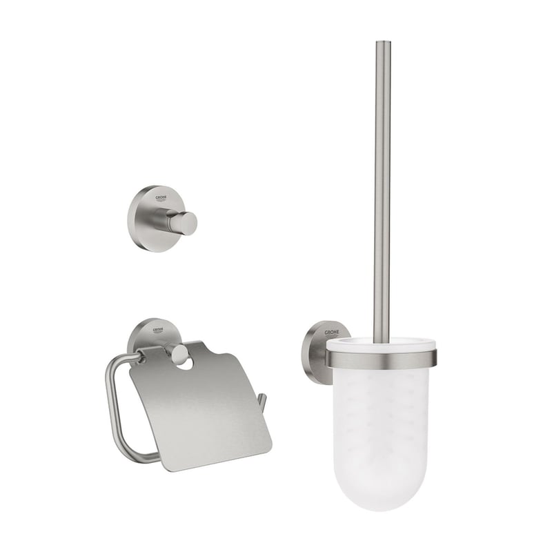 Grohe Start Badaccessoire-Set supersteel 41204DC0