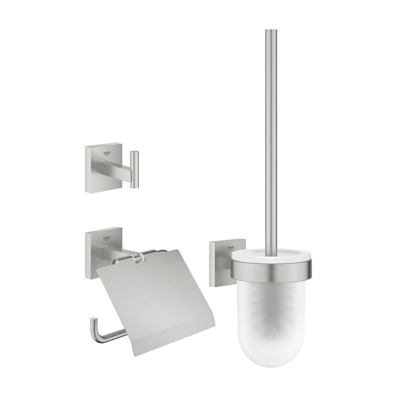 Grohe Start Cube Badaccessoire-Set supersteel 41123DC0