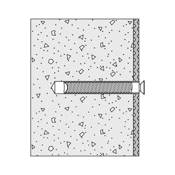 Hewi Befestigungsmaterial für Betonwände BM27.4