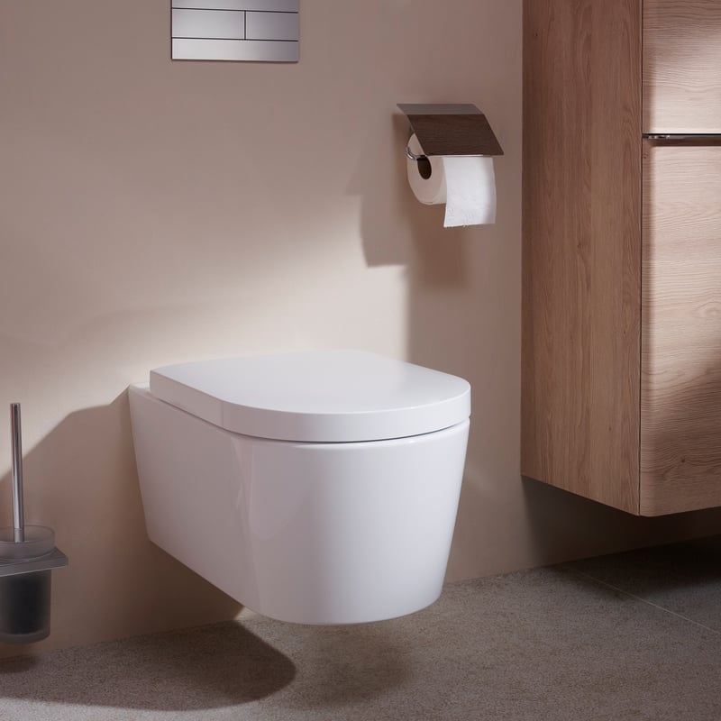 hansgrohe EluPura S Wand-WC mit AquaFall Flush L: 54 B: 36 weiß 60292450