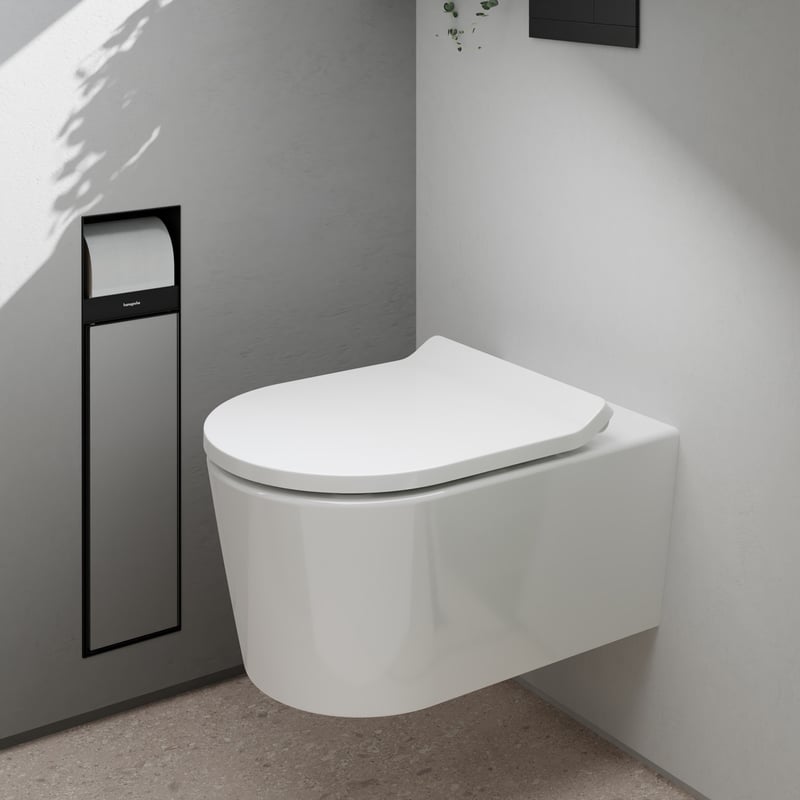 hansgrohe EluPura S Wand-WC mit AquaHelix Flush L: 54 B: 36 weiß 62024450