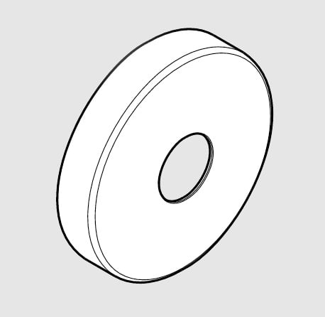 hansgrohe Logis Abdeckung für Badaccessoires chrom 98538000