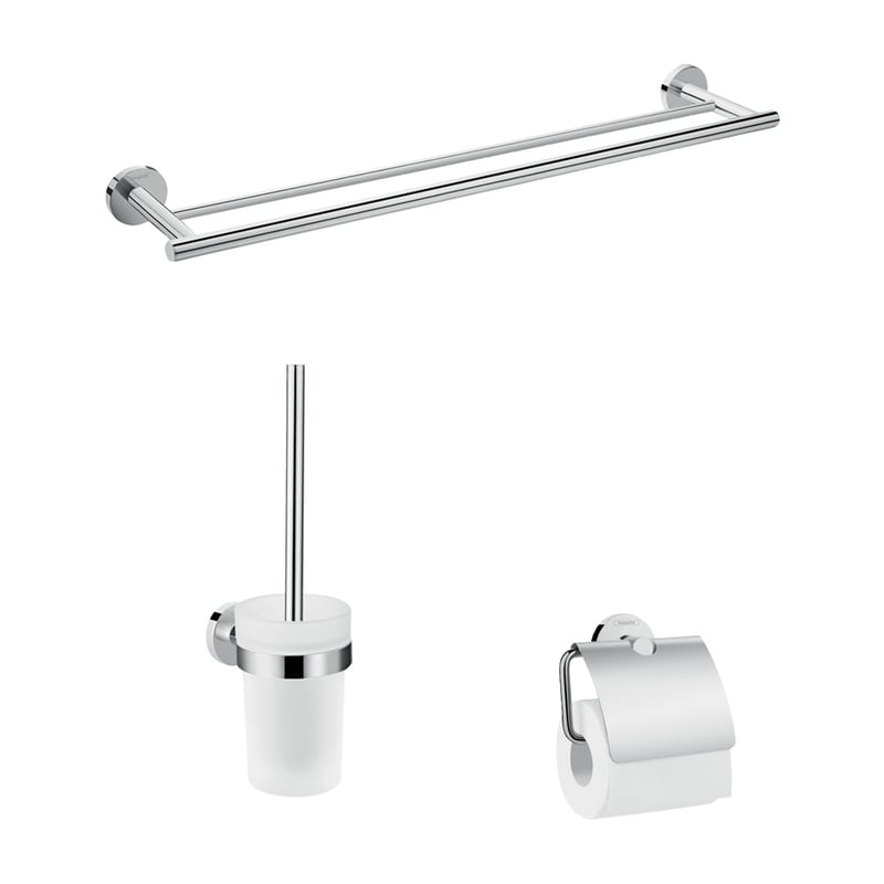 hansgrohe Logis Universal Badaccessoire-Set chrom 41727000