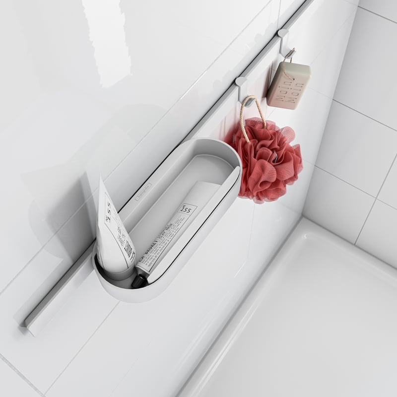 hansgrohe WallStoris Badaccessoire-Set weiß matt 27967700