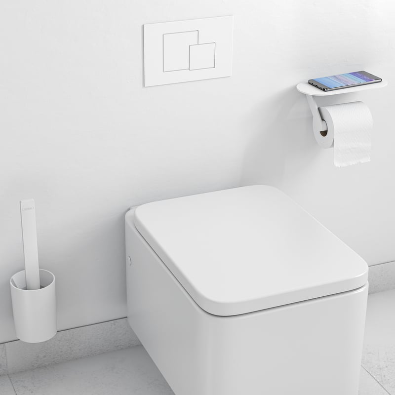hansgrohe WallStoris Badaccessoire-Set weiß matt 27969700