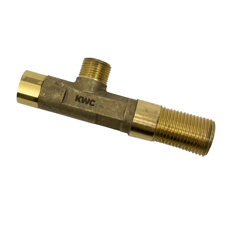 KWC Eckventil, 1/2" x 3/8" messing 27.002.070.931
