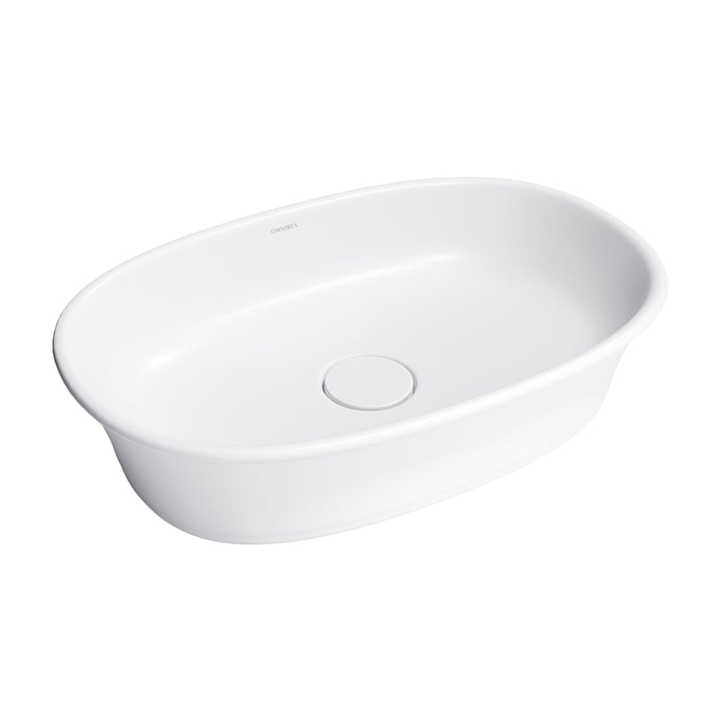 OMNIRES CLASSICA Aufsatzwaschtisch B: 61 H: 14.3 weiß matt CLASSICAUNBM