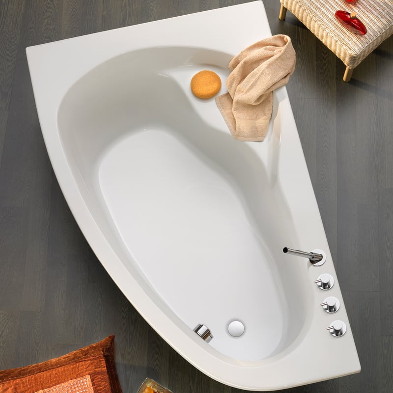 Ottofond Loredana Eck-Badewanne L: 178 B: 110 weiß 860401